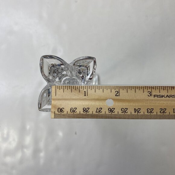 Mikasa Crystal Petals Taper Candle Holders Box Base - Picture 9 of 13